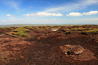 Image of an area of bare peatland 