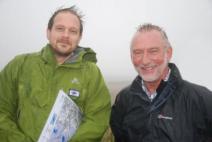 Image of Dr Jonathon Walker, Research Manager for MFFP and Sir John Lawton 